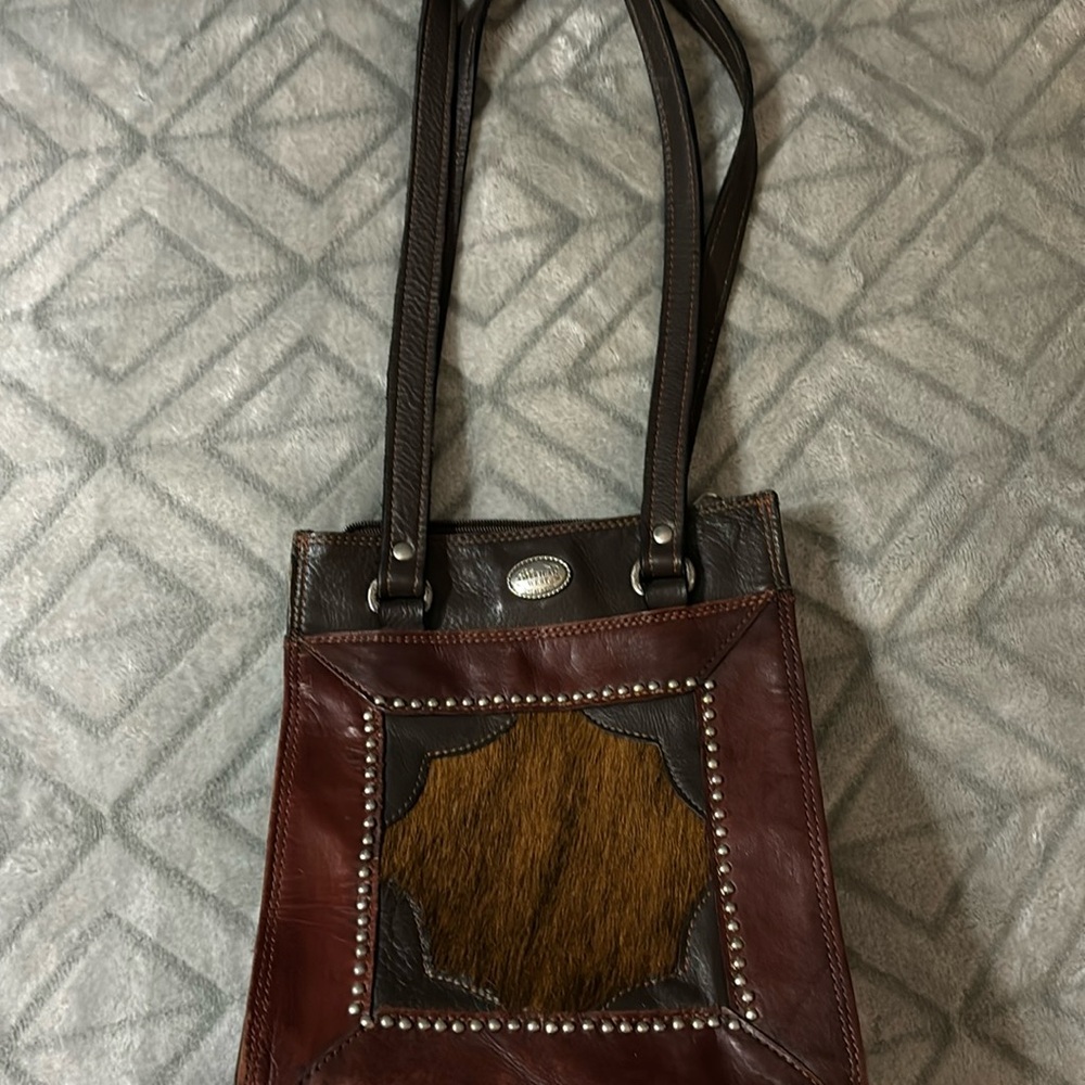NEW American West handmade one at a time two strap handbag.NEW - Picture 2 of 8